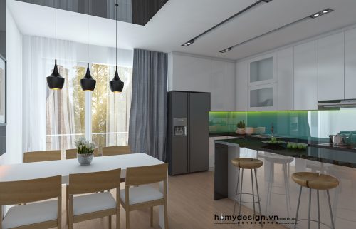 Thiết kế nội thất nhà phố khu đô thị Đại Thanh – Mr Thụy