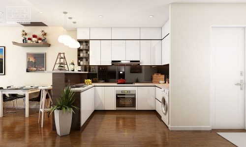 Thiết kế nội thất căn hộ Vinhomes Smart City đơn giản, tiện nghi