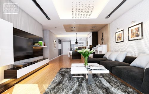 Thiết kế nội thất căn hộ ECOPARK hiện đại, sáng tạo và bay bổng