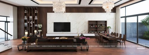 Thiết kế nội thất biệt thự cao cấp CIPUTRA Nam Thăng Long – Hà Nội