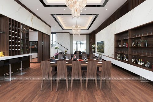 Thiết kế nội thất biệt thự cao cấp CIPUTRA Nam Thăng Long – Hà Nội